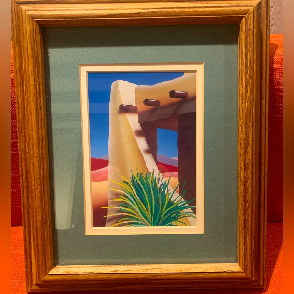Framed Southwest print